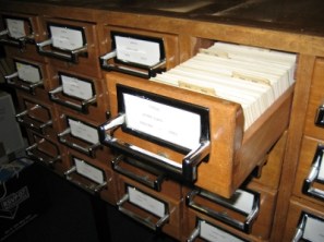 card catalogue